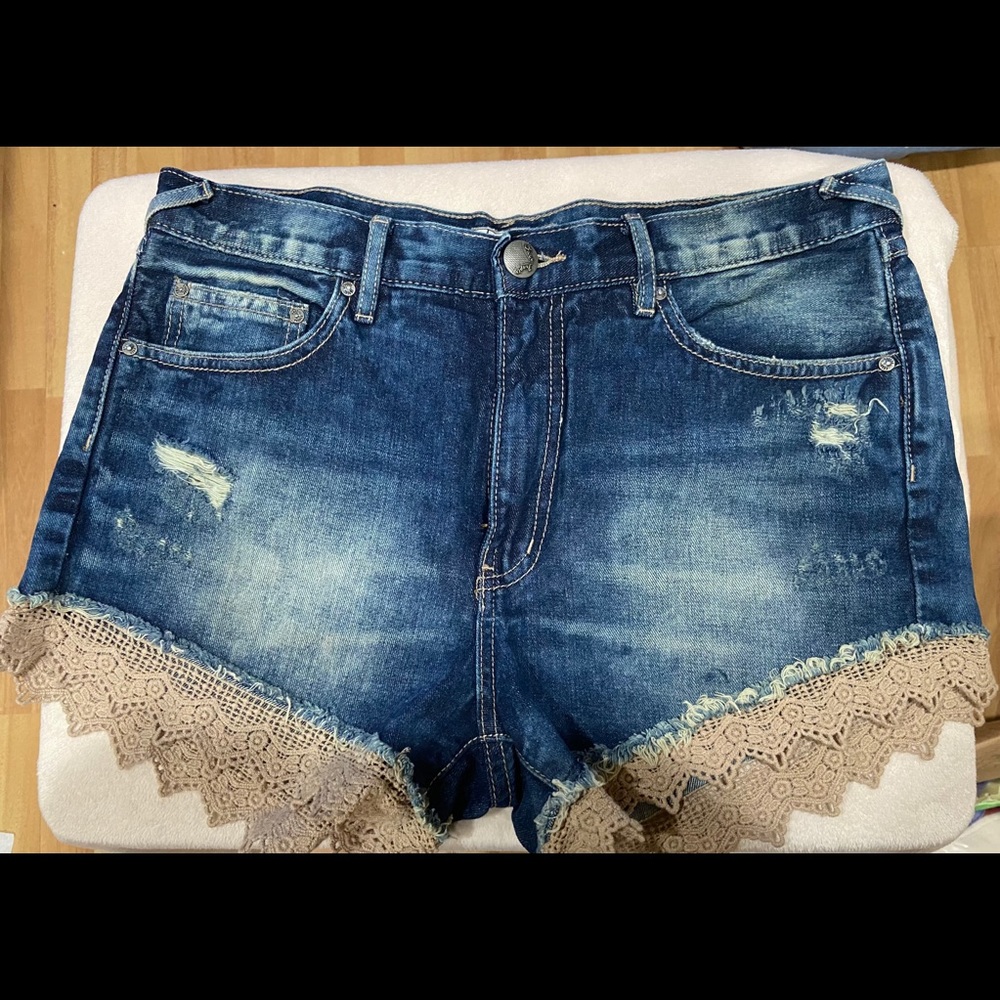 Free People Denim Shorts